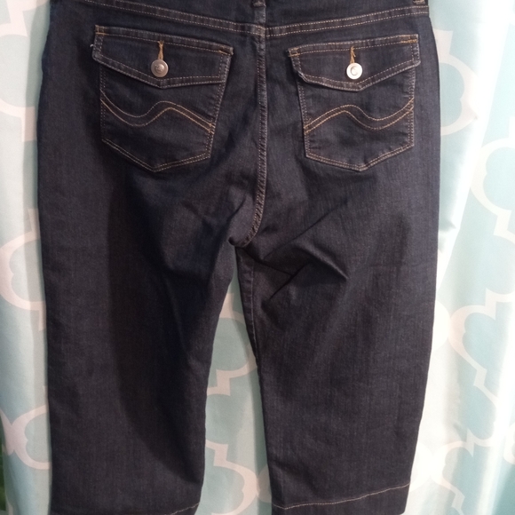 Lee Women's Navy Ankle Jeans - Picture 4 of 4